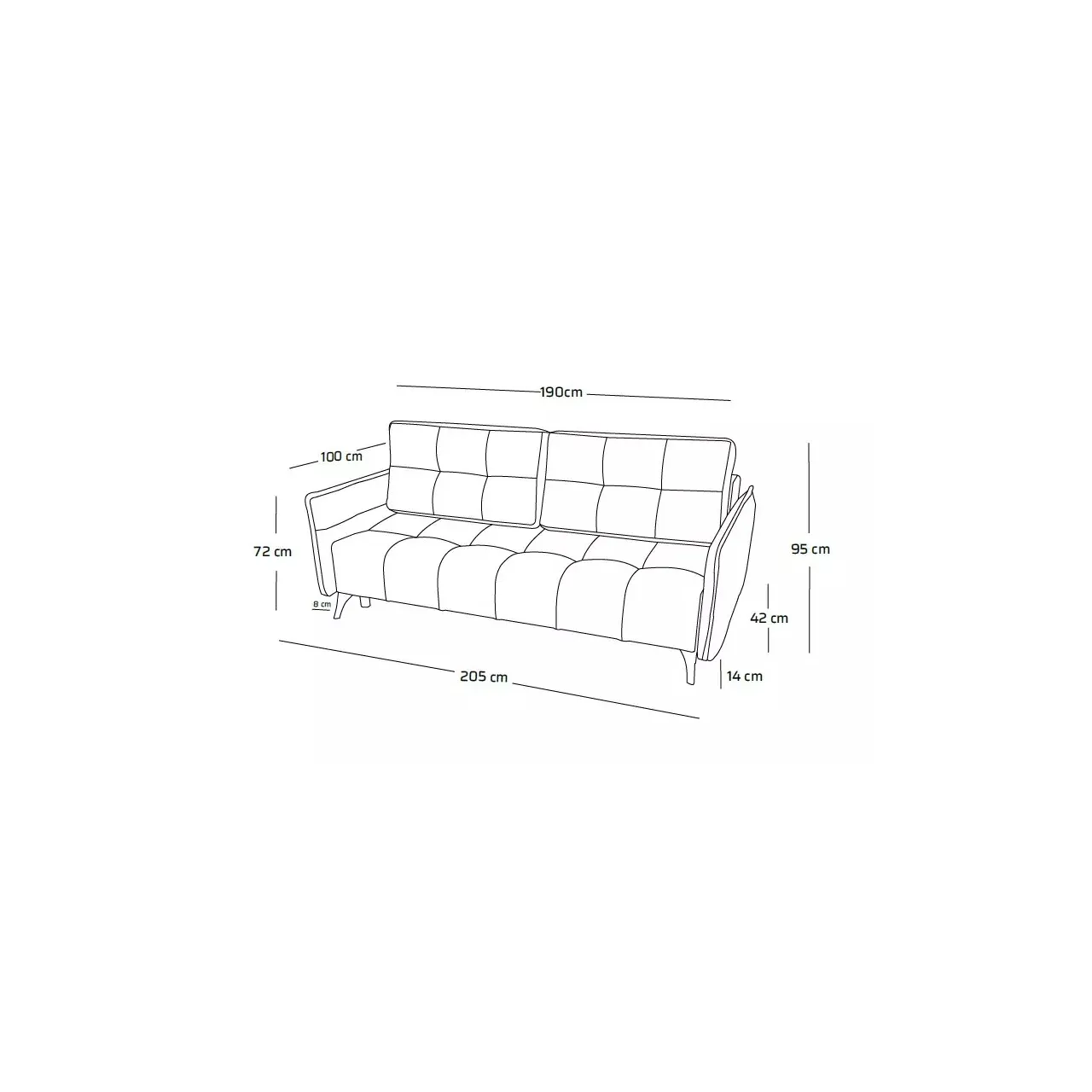 Sofa Bed Gloss - Image 4
