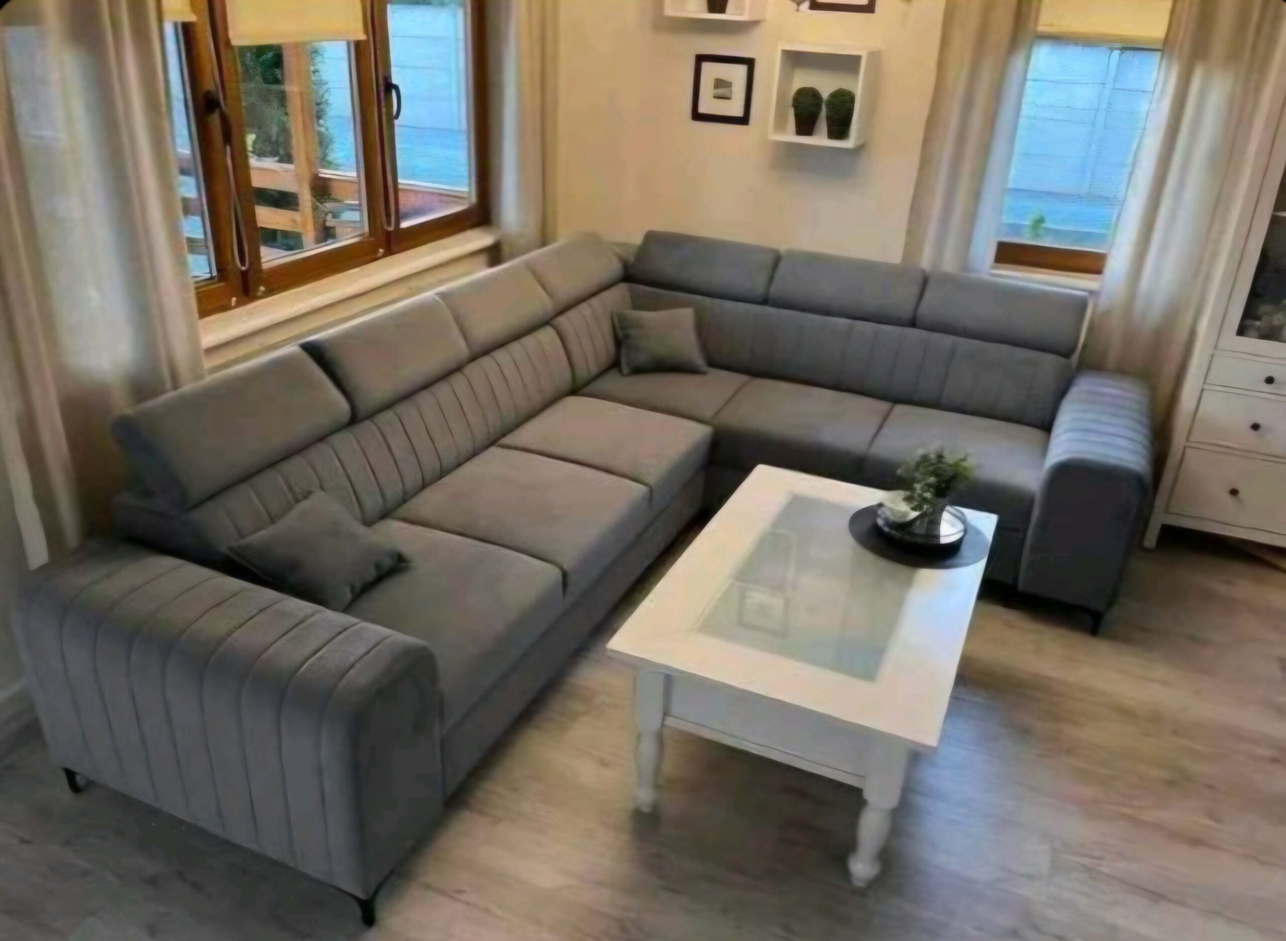 Corner Sofa Bed Geneva PLUS (custom size available)