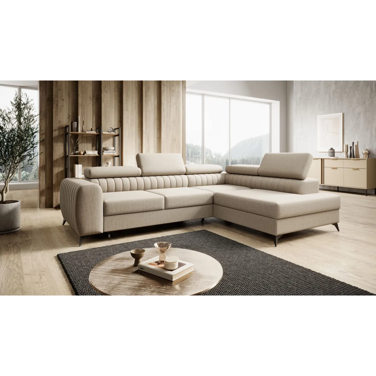 Corner Sofa Bed Piero